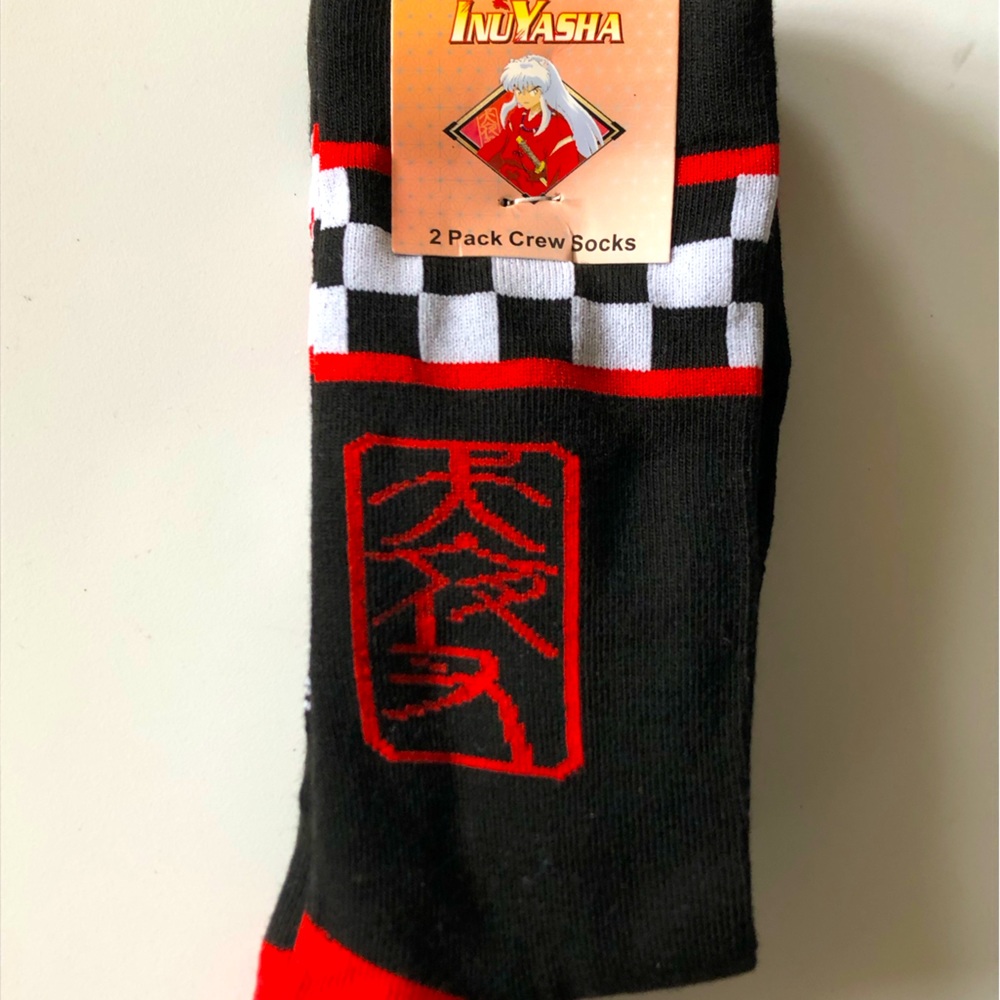 Inuyasha two pack crew socks